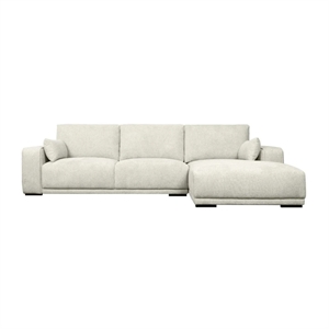 California chaiselong sofa - Creme White stof - Mål: 170 x 305 cm.